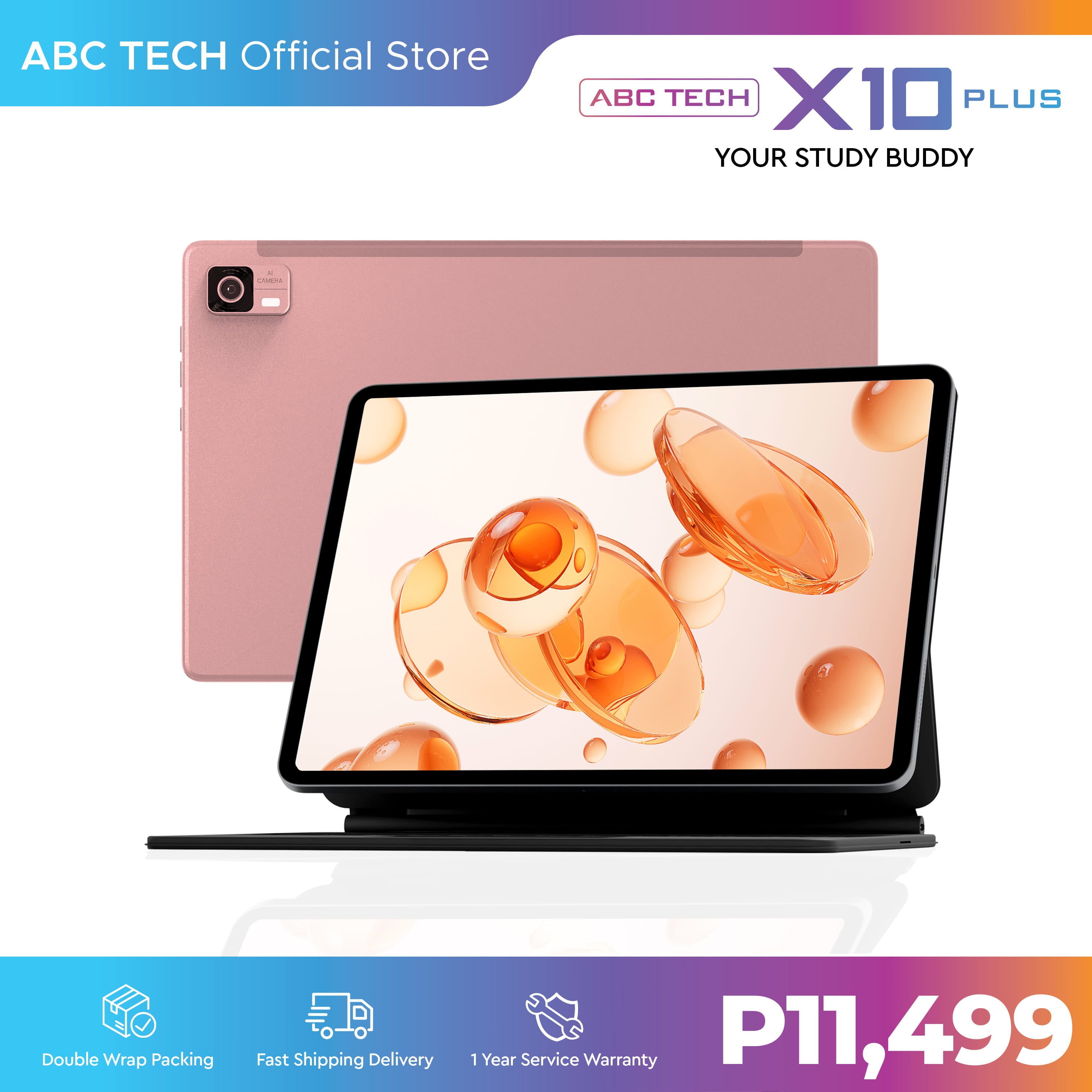 ABC TECH X10 PLUS STUDY BUDDY TABLET