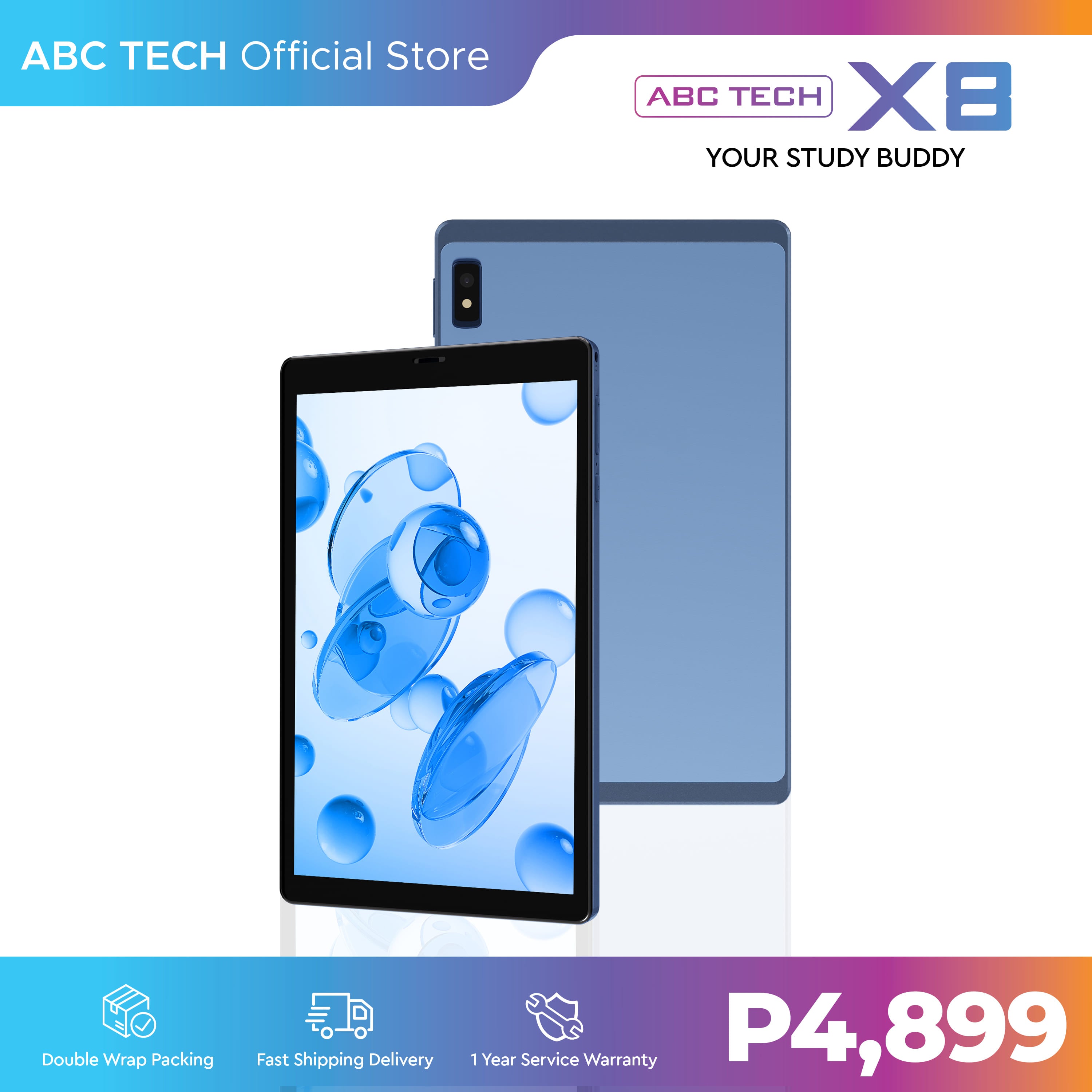 ABC TECH X8 STUDY BUDDY TABLET