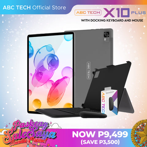 ABC TECH X10 PLUS Paskong SaleSaya BUNDLE 1