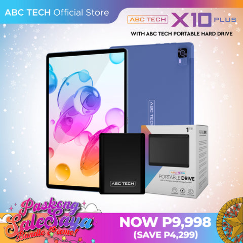 ABC TECH X10 PLUS Paskong SaleSaya BUNDLE 2